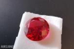 Nydelig Rubin Round Brilliant * 5.14 CT * med Sertifikat 